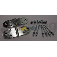 Smeg Genuine Hinge Kit for Smeg Rangehoods | Suits KMN75AB | Spare Part No: 681331490 spare part