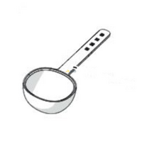 Genuine Coffee Scoop for Smeg Coffee Machines | Suits DCF02PBUK | Spare Part No: 765340070