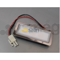 Smeg Genuine Rectangular Spotlight for Smeg Rangehoods | Suits KBT600VE | Spare Part No: 824610973 spare part