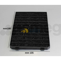 Smeg Genuine KSET610X Charcoal Filter Kit for Smeg Rangehoods | Suits KSET610X | Spare Part No: KSET610XFILTKIT spare part