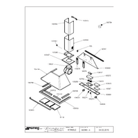 Smeg Genuine Reduction Flange for Smeg Rangehoods | Suits KT90BLE | Spare Part No: RID150120 spare part