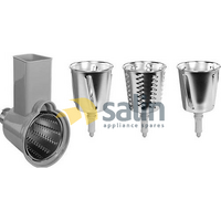 Genuine 4 Piece Slicer and Grater Set for Smeg Appliances | Suits SMF01BLUK | Spare Part No: SMSG01