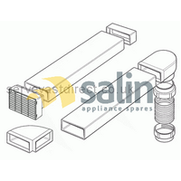 Smeg Genuine Comprehensive Ducting Kit for Smeg Rangehoods | Part No: SP150FLAT spare part