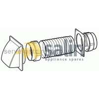 Smeg Genuine Simple Ducting Kit for Smeg Rangehoods | Part No: SP150 spare part