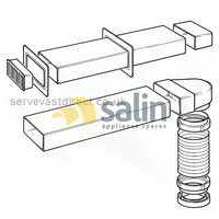 Smeg Genuine Comprehensive Ducting Kit for Smeg Rangehoods | Part No: SP217 spare part