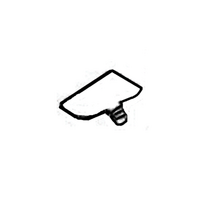 Simpson Genuine Latch Cover Catch On Off Switch For Simpson EDI97170W Spare Part No: 1257802007 spare part