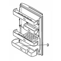 MHI Mitsubishi Fridge Bottle Door Shelf - KIEP80124 (KIEP89124 Alternative) spare part