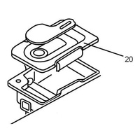 MHI Mitsubishi Refrigerator Water Tank Cover - KIEK96527 spare part