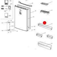 Samsung DA63-03781A Samsung Fridge Freezer Fridge Egg Shallow Tray Shelf spare part