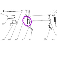 Delonghi DeLonghi Dishwasher Door Spring - DAU1590728 spare part