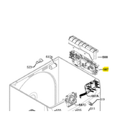 Electrolux Electrolux Heat Pump Dryer Main Control Board EDH3786GDW - 1360064339K spare part