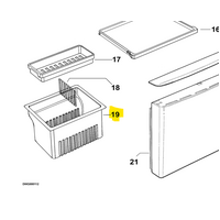 Fisher & Paykel Fisher & Paykel Fridge / Freezer BIN HC - 871233 spare part