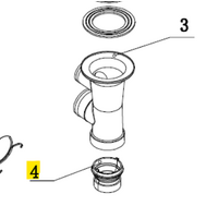 Fisher & Paykel Fisher & Paykel Robinhood Super Tub Adapter 50mm 40mm - R750638 spare part