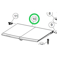 Fisher & Paykel Fisher & Paykel Washing Machine Lid - 424696P spare part