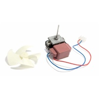 Universal Fridge & Freezer Fan Motor - 15W 220-240V 45mm Long Shaft w/ Connector Plug & Fan Blade spare part