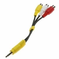 LG LG Television Cable Connector 3.5mm To RCA-YWR Yellow White Red - EAD61273123 spare part