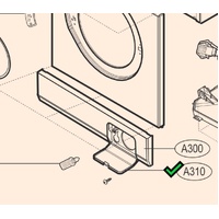 LG LG Washing Machine Pump Filter Cover Flap - MBL57071201 spare part