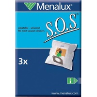 Universal Menalux SOS-ST Adapatable Fit 3 Pack of Vacuum Bags - 900196613 spare part