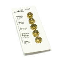Universal Methane Natural Gas Jets Kit for Cooktops on Mains - Ø7 MA spare part