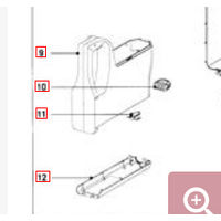 Miele Miele DG4060 Bottom Half of Steam Generator - 8506355 spare part