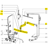 Miele Miele Dishwasher Middle Spray Arm Side Pipe - 5797282 spare part