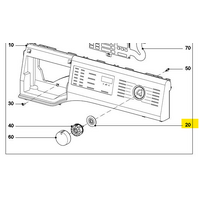 Miele Miele Washing Machine Control Knob Dampening Ring - 10784981 spare part