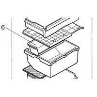 MHI Mitsubishi Refrigerator Fruit Tray - KIEP89406 spare part