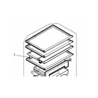 MHI Mitsubishi Refrigerator Shelf (Front) - KIEHJ3428 spare part
