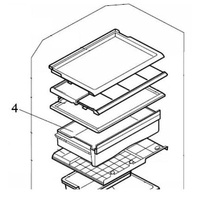 MHI Mitsubishi Refrigerator Goods Case - KIEP89413 spare part