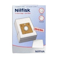 Nilfisk Nilfisk Vacuum Bags 5 Pack + Pre-Filter for Coupe - Coupe Neo - Force spare part