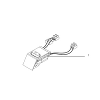 Nilfisk Nilfisk Vacuum Cleaner On Off Electronic Unit Assembly - 12019610 spare part