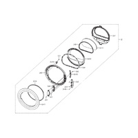 Samsung Samsung Dryer Door - DC97-20625A spare part
