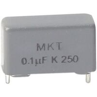 Universal Polyester MKT-15 Capacitor | Value: 0.1 µF | Tolerance: %10 | Pitch: 15mm | 250Vdc | For Hobby | For PCB | For TV spare part