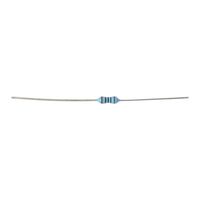 Universal 0.4 W Metal Oxide Film Resistor Resistance | Value: 5.6M Ohm | Tolerance: %5 | Size: 6.4mm x 2.6mm | 400V (Vmax) | For Hobby | For PCB | For TV spare part
