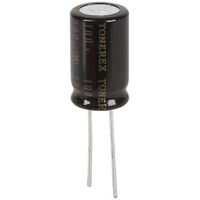 ELNA TONEREX ELECTROLYTIC Capacitor | Value: 100 µF | Pitch: 5mm  | Size: 12.5mm x 20mm | 100Vdc | For Audio