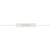 Universal 10 W Wire Wound Ceramic Resistor Resistance | Value: 3.9k Ohm | Tolerance: %5 | Size: 48mm x 9.5mm | 750V (Vmax) | For Hobby | For PCB | For TV spare part