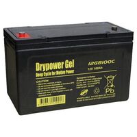 Gel Type SLA Cyclic Battery Drypower | Capacity: 100Ah | 12V | Terminal: F16 | To Replace ES950, CBG12V100AH, LPG12-100 and more