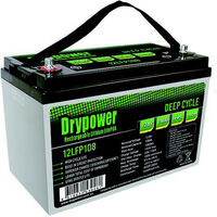 LiFePO4 Rechargeable Lithium Battery Drypower | Capacity: 108Ah | 12.8V | Terminal: F18 | For Medical | For Solar and more 