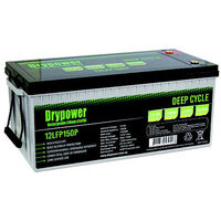 LiFePO4 Rechargeable Lithium Battery Drypower | Capacity: 150Ah | 12.8V | Terminal: F18 | For Medical | For Solar and more 