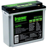 LiFePO4 Rechargeable Lithium Battery Drypower | Capacity: 21.6Ah | 12.8V | Terminal: F6 | For Medical | For Solar and more 