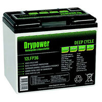 LiFePO4 Rechargeable Lithium Battery Drypower | Capacity: 36Ah | 12.8V | Terminal: F8 | For Medical | For Solar and more  