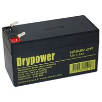 SLA Cyclic & Standby Battery Drypower | Capacity: 1.2Ah | 12V | Terminal: Spade 4.75mm | To Replace BP1.2-12, PS1212, DM12-1.1, DM12-1.3 and more
