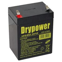 SLA Cyclic & Standby Battery Drypower | Capacity: 2.9Ah | 12V | Terminal: Spade 4.75mm | To Replace PE12V2.7, WP2.9-12TR