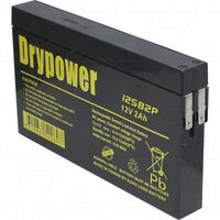 SLA Cyclic & Standby Battery Drypower | Capacity: 2Ah | 12V | Terminal: Spade 4.75mm | To Replace NP2-12, NP2-12FR