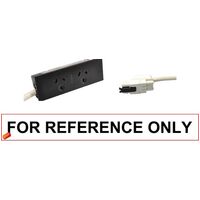 QIKFIT POWER 2x GPO WITH LEAD 
