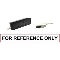 QIKFIT POWER 2x GPO WITH LEAD 