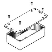 HAMMOND 1591 PLASTIC IP54 WITH FLANGE LID 