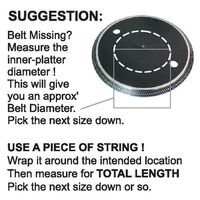 FLAT SECTION BELTS 0.5x5mm 