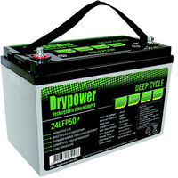 LiFePO4 Rechargeable Lithium Battery Drypower | Capacity: 50Ah | 25.6V | Terminal: F18 | For Medical | For Solar and more 