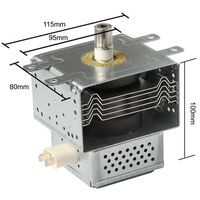 Samsung Inverter Type Microwave Oven Magnetron - Tags Not-Inline Socket Not-Inline | Frequency Range: 20kHz - 45kHz | For Inverter Type Oven Only